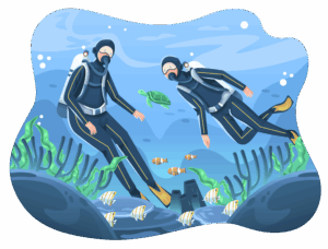 Diving Underwater